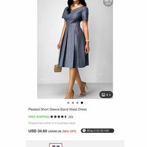 Pleated waist Gorgeous Dresd